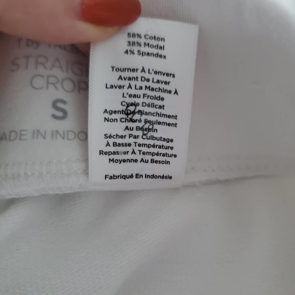 Talbots White Straight Leg Pants - Picture 12 of 12